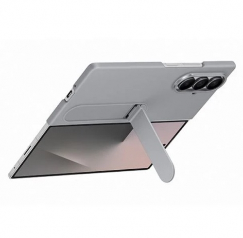 Capa de Silicone + Película de Ecrã Anti-Reflexo Samsung para Z Fold7 Cinzento