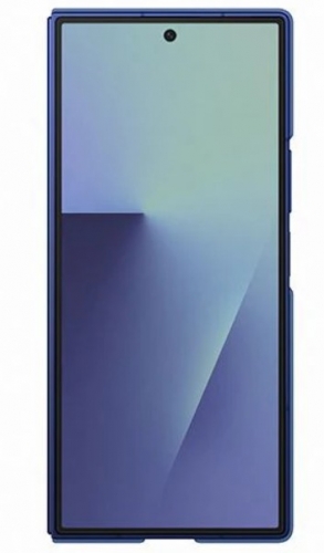 Capa de Silicone + Película de Ecrã Anti-Reflexo Samsung para Z Fold7 Azul