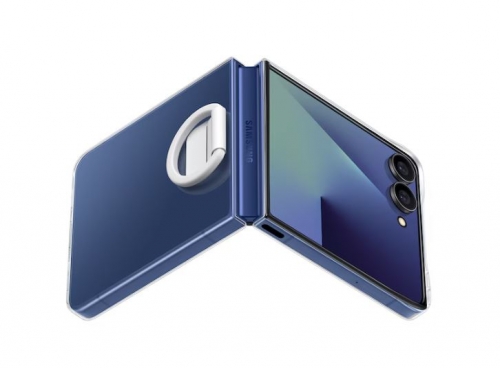 Capa Transparente com Anel Galaxy Z Flip7 Transparente - EF-QF766CTEGWW
