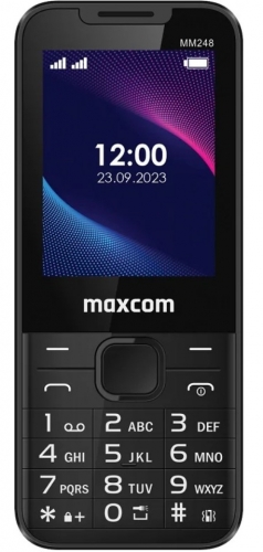 TELEMOVEL MAXCOM MM248 2.4INCH 4G PHONE BLACK