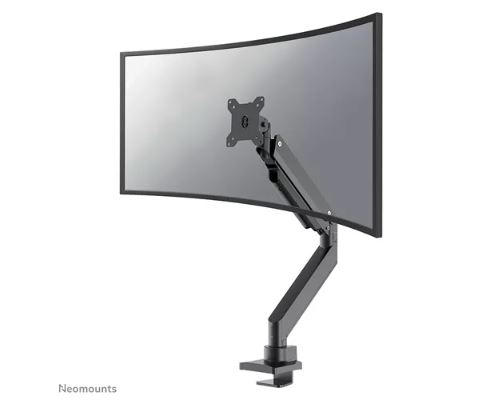 Braço para monitor Neomounts NM-D775BLACKPLUS 10-49" - mola a gás - Topfix - parada de 180°