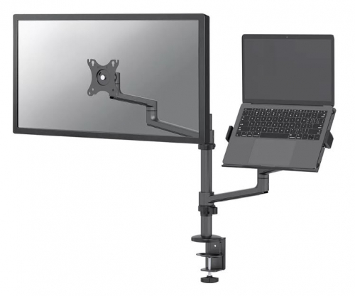 Braço para Monitor e Portátil Neomounts DS20-425BL2 17"-27" | Suporte para Portátil até 17,3" | VESA 100x100