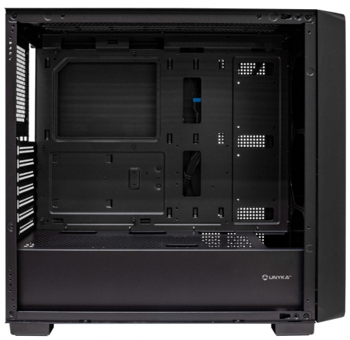 Caixa Unyka Revelant Madeira Preta (ATX) (Vidro Temperado)