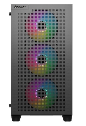 CAIXA UNYKA GAMING ATX REVELAT MESH EDGE 1USB 3.0 2USB 2.0 BLACK, UK121806