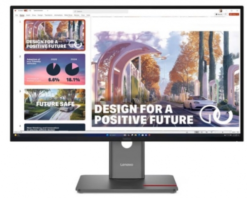 Monitor Lenovo ThinkVision P27QD-40  LED 27" QHD 120 Hz IPS 350 4 ms HDMI, DisplayPort preto , 64B3GAT2EU