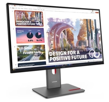 Monitor Lenovo ThinkVision P27QD-40  LED 27" QHD 120 Hz IPS 350 4 ms HDMI, DisplayPort preto , 64B3GAT2EU