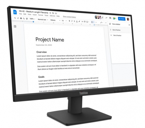 Monitor LENOVO ThinkVision S22-4e 21.5inch FHD IPS 100Hz HDMI VGA