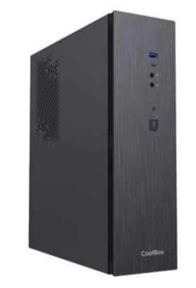Caixa PC CoolBox micro ATX T370 Slim Preto