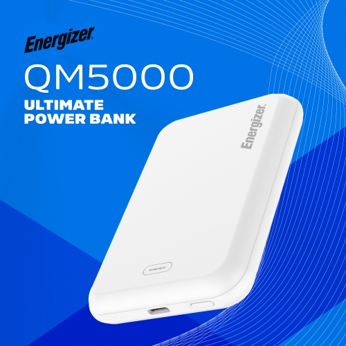 Banco de energia magnético sem fio de 15 W com design ultracompacto QM5000