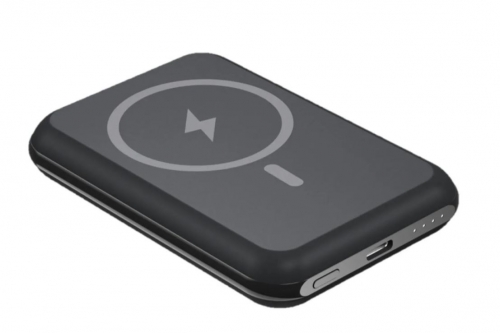 Banco de energia magnético sem fio de 15 W com design ultracompacto QM5000-BK