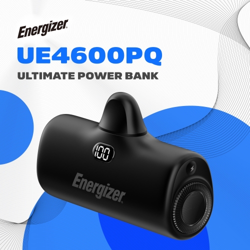 Mini Power Bank Plug-in de Carregamento Rápido de 22,5 W UE4600PQ
