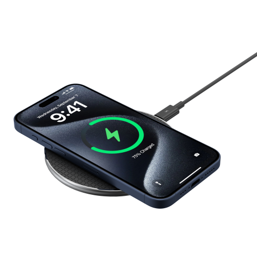 Base de carregamento sem fio ultrafina com potência rápida de 15 W WCP107