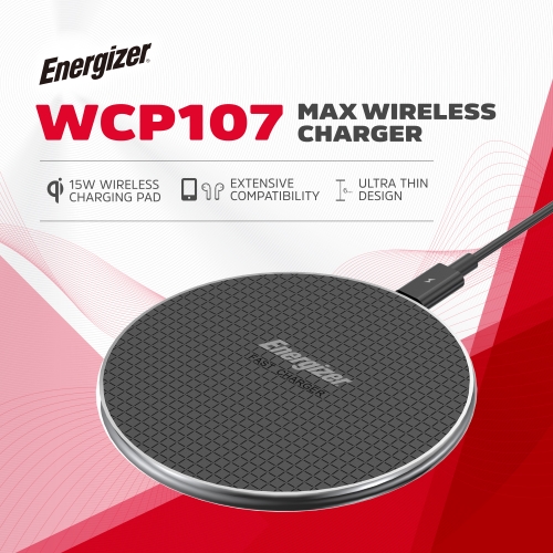 Base de carregamento sem fio ultrafina com potência rápida de 15 W WCP107