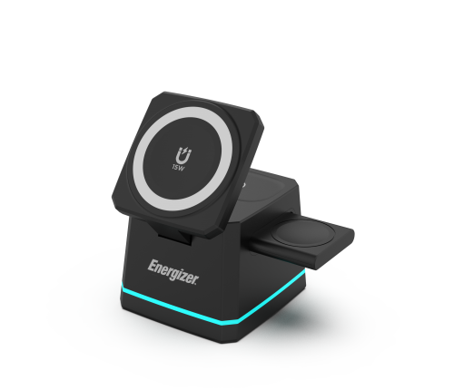 Base de carregamento sem fio multifuncional para telefone, fones de ouvido e relógio WCP307