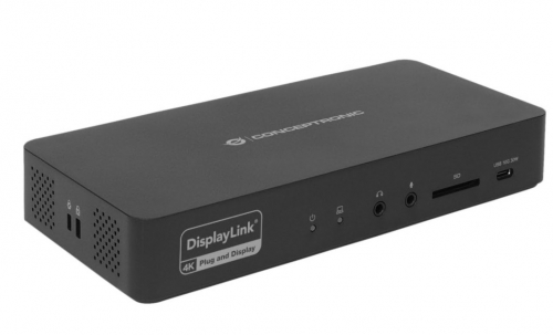 Docking Station Conceptronic Type-C Multiport 17-em-1 DONN31B 96W Preta, DONN31B