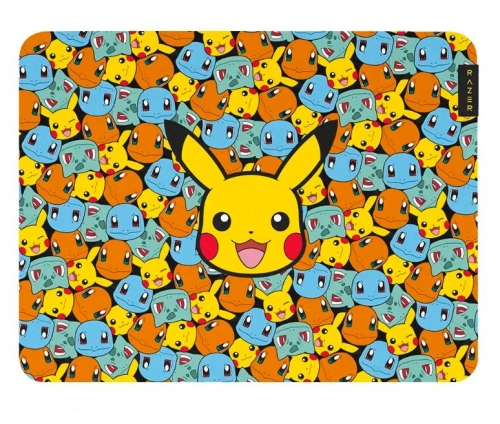 Tapete de Rato (Mousepad) Razer Gigantus V2 (M) Pokémon Kanto Starters Edition - RZ02-03333900-R3M1