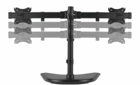 Kensington SmartFit Plataforma para 2 monitores aço, até 27'' Computador de mesa, independente, K58271WW
