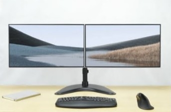 Kensington SmartFit Plataforma para 2 monitores aço, até 27'' Computador de mesa, independente, K58271WW