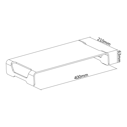Base Ergonómica para Laptop/Monitor Napofix® ERGO140