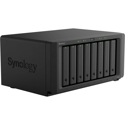 NAS Synology DiskStation DS1825+, 8 Baías, CPU 4-Core AMD Ryzen V1500B, RAM 8GB DDR4, Preto