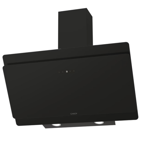 Chamine candy CDG9CBP8B, De parede, Decorativa, Preto, LED, Vidro preto