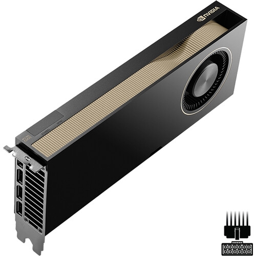 Cartão gráfico - NVIDIA RTX PRO 6000 Blackwell Max-Q - Workstation Edition - RTX PRO 6000 Blackwell Max-Q - 96 GB GDDR7 - PCIe 5.0 x16 - 4 x DisplayPort - volume