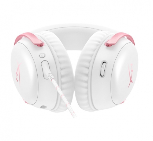 Auscultador HP HyperX Cloud III Wired WhitePink 9W1Q4AA