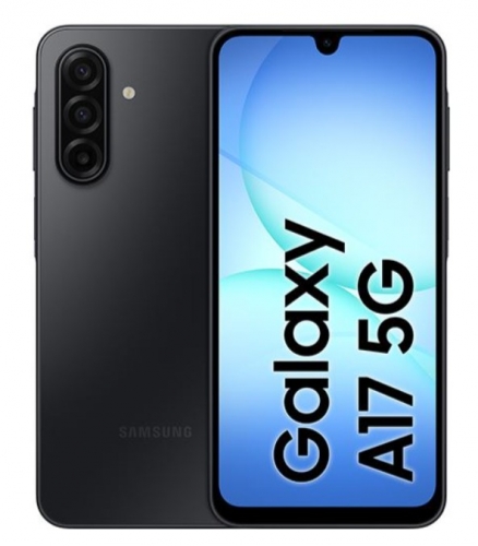 Smartphone SAMSUNG SM-A176BZKDEUB Galaxy A17 8GB 256GB 5G 6.7in 5000mAh 25w IP54 OS-6T SMR-6Y Black Android15
