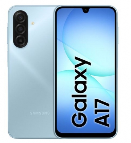 Smartphone SAMSUNG Galaxy A17 4GB 128GB LTE 6.7in 5000mAh 25w IP54 OS-6T SMR-6Y Blue Android15
