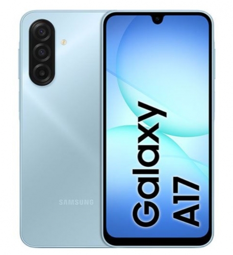 Smartphone SAMSUNG Galaxy A17 8GB 256GB LTE6.7in 5000mAh 25w IP54 OS-6T SMR-6Y Blue Android15