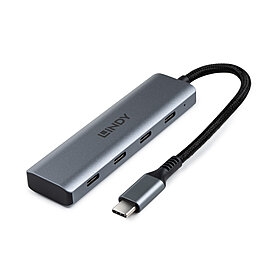 Hub USB 3.2 Gen 2 Tipo C de 4 portas
