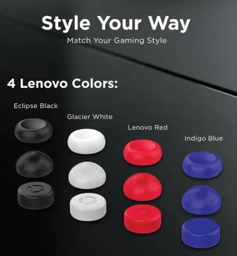 Kit Capas p/ Joystick Lenovo Legion Go Preto GXH1R61506