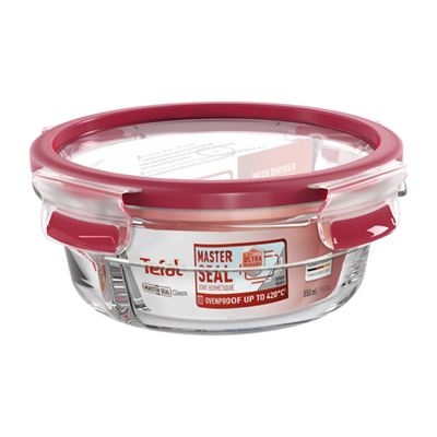 TEFAL CAIXA MASTERSEAL VIDRO REDONDA C/DIVISORIA 550ML