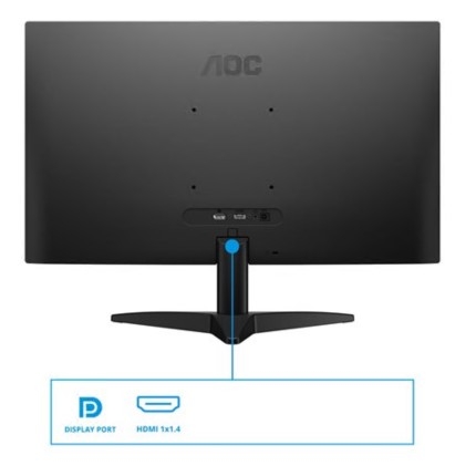 Monitor AOC 24B36X LED 24" Full HD 144 kHz IPS 1500:1 HDR10 0.5 ms HDMI, DisplayPort preto