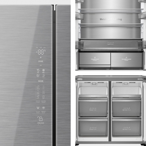 Side by side hisense RQ5P605NSVE Classe E