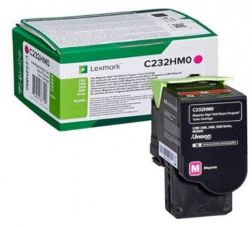 TONER LEXMARK MAGENTA PROG RET ELEVADA CAP C/MC23/4/5xx 2.3K