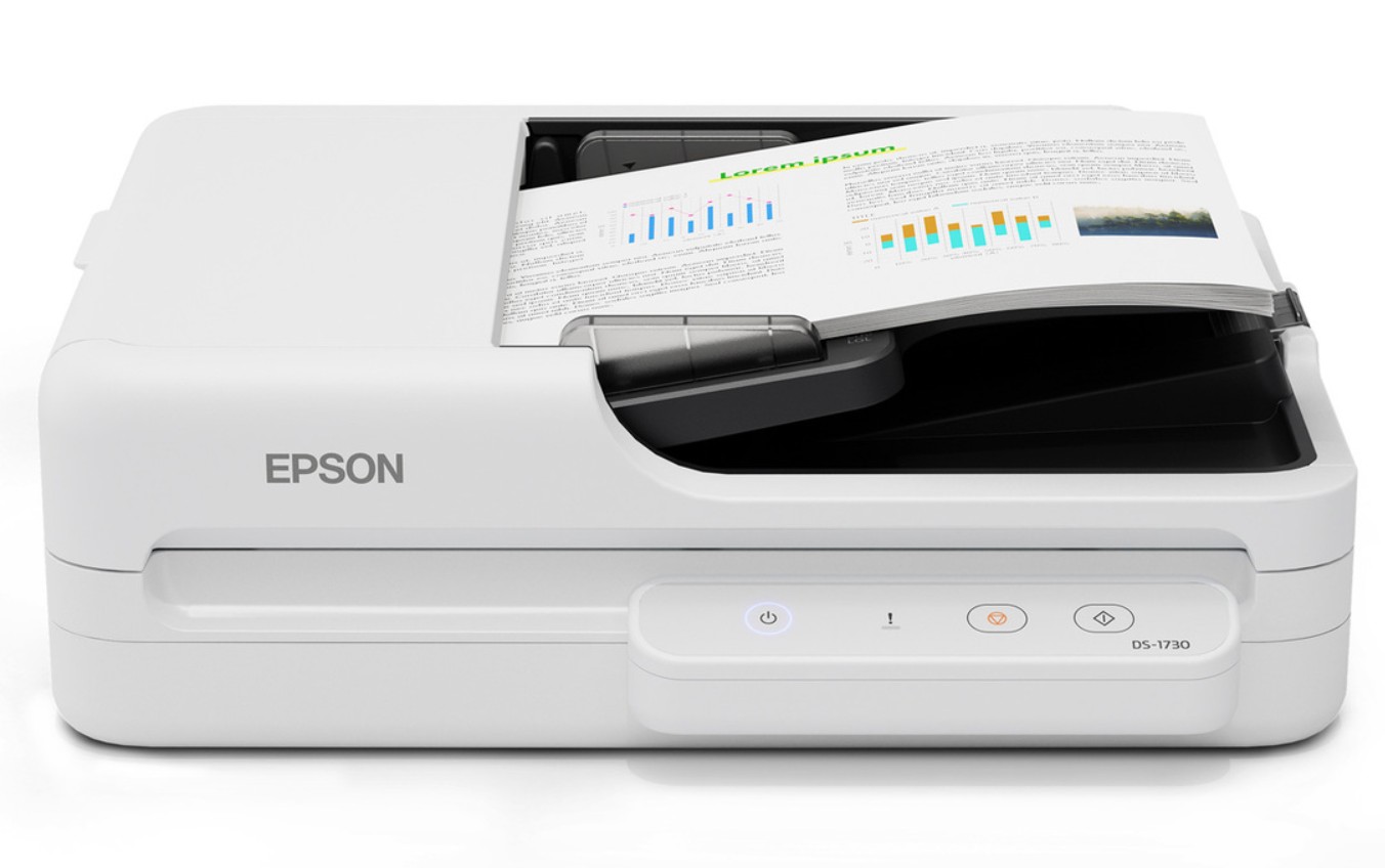 Scanner Epson WorkForce DS-1730 com alimentador automático de documentos B11B273401