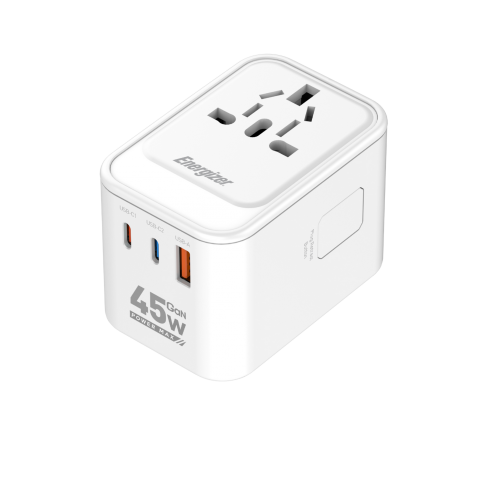 Carregador de viagem duplo USB-C e USB-A de 45 W ETC450
