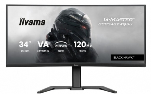 Monitor Iiyama GCB3482WQSU-B1 LED gaming curvo 34" WQHD 120 Hz 0.6 ms altifalantes