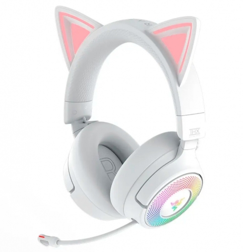 Auscultadores Razer Kraken Kitty V3 Pro Wireless/Bluetooth Branco