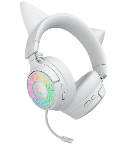 Auscultadores Razer Kraken Kitty V3 Pro Wireless/Bluetooth Branco