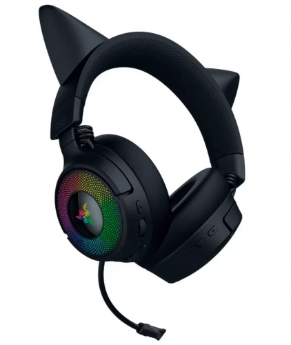 Auscultadores Razer Kraken Kitty V3 Pro Wireless/Bluetooth Preto