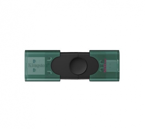 Pen drive USB DataTraveler® Duo Com design de tampa móvel USB-A/C duplo, Capacidade 128 GB