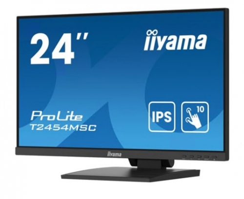 Monitor iiyama ProLite T2454MSC-B2AG LED 23.8" ecrã de toque 75 Hz IPS 300 4 ms altifalantes preto opaco