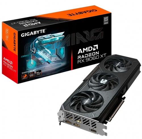 Placa Gráfica Gigabyte AMD Radeon RX 9060 XT "RDNA 4" Gaming OC 16GB GDDR6 , 9VR906XTGO-00-G10