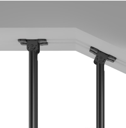 SUPORTE NAPOFIX TETO LED/LCD 55">120" INCLINAVEL HAS PRETO CM287T