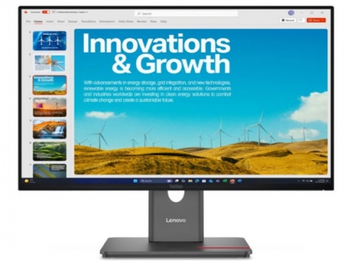 Monitor Lenovo ThinkVision P24QD-40 LED 24" QHD 120 Hz IPS 300 4 ms preto