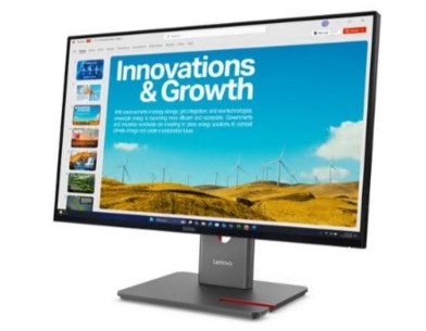 Monitor Lenovo ThinkVision P24QD-40 LED 24" QHD 120 Hz IPS 300 4 ms preto