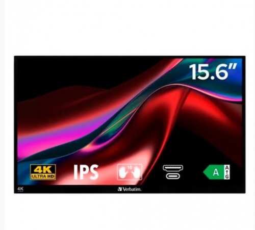 VERBATIM DUAL MONITOR 15.6" IPS FULLHD HDR SPEAKERS