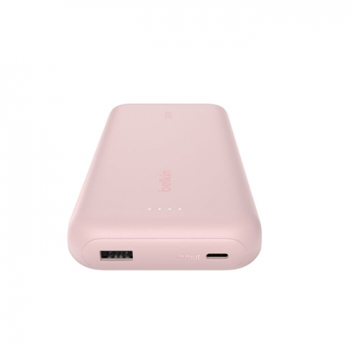 Power Bank 20K com cabo integrado Rosa - BPB024HQPK